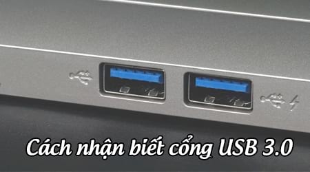 Picture 1 of How to identify USB 3.0 ports on a laptop or PC.