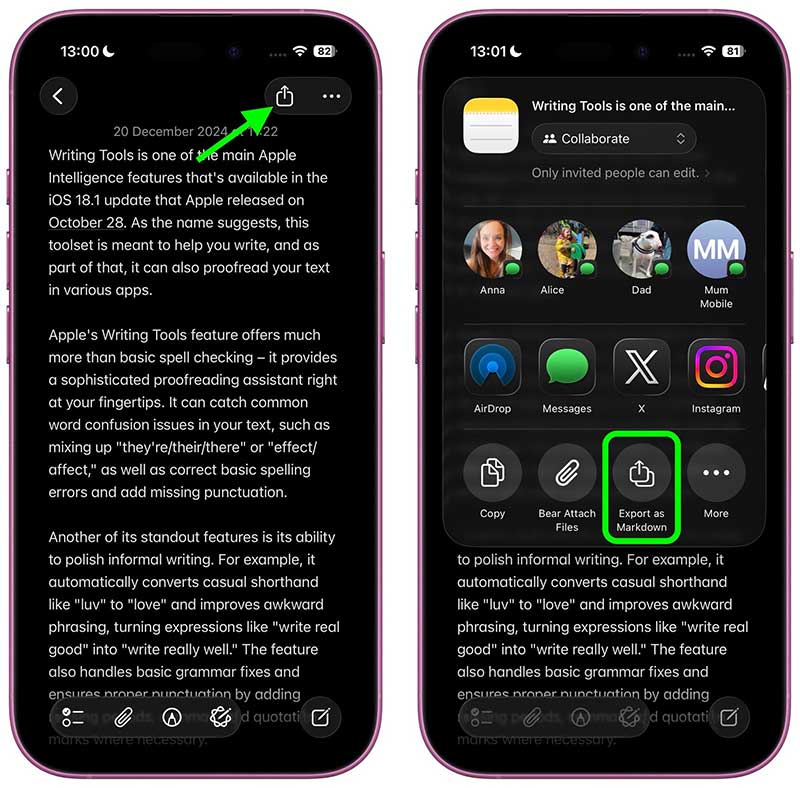 How to Import and Export Markdown Files in Apple Notes Picture 2