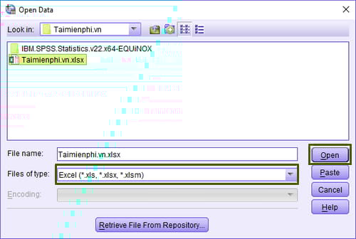 Picture 2 of How to import data from Excel into SPSS quickly and accurately.