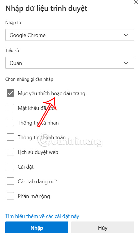 How to import Google Chrome bookmarks to Edge Picture 4