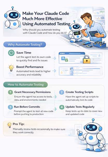 Picture 1 of How to improve Claude Code performance using automated testing.