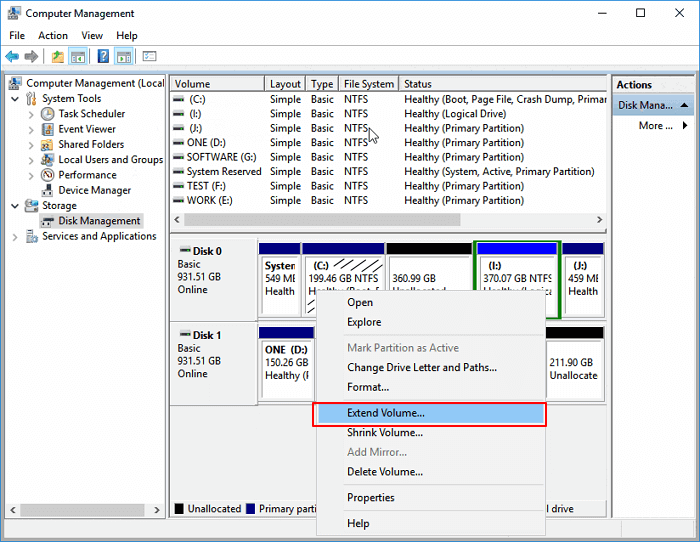 How to increase C drive space in Windows 11/10/8/7 Picture 1