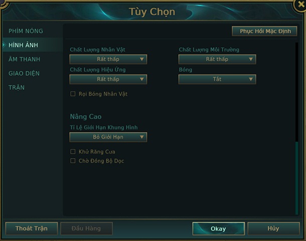 How to increase FPS League of Legends for low-configuration computers Picture 4