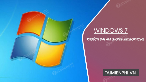 Picture 1 of How to increase microphone volume on Windows 7