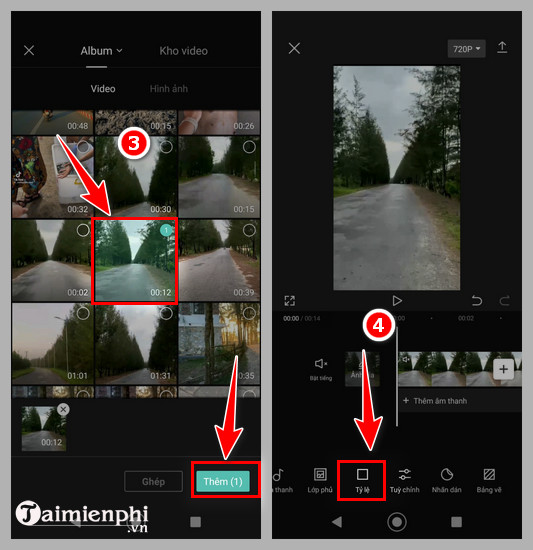 How to insert 2 videos running parallel in 1 video Picture 13