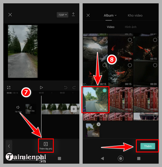 How to insert 2 videos running parallel in 1 video Picture 15