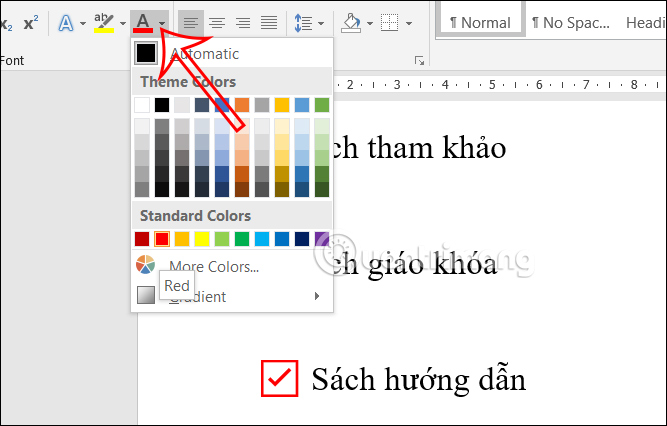 Picture 8 of How to insert a checkmark in Word - Fixed checkmark or checkbox
