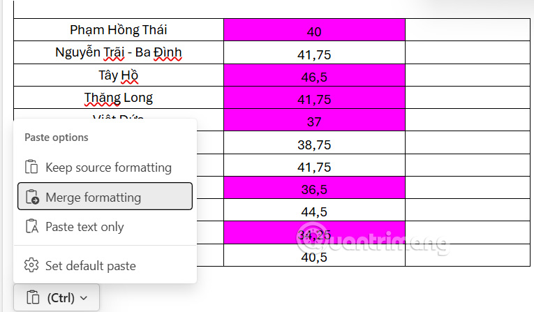 How to insert a table into an Outlook email Picture 10