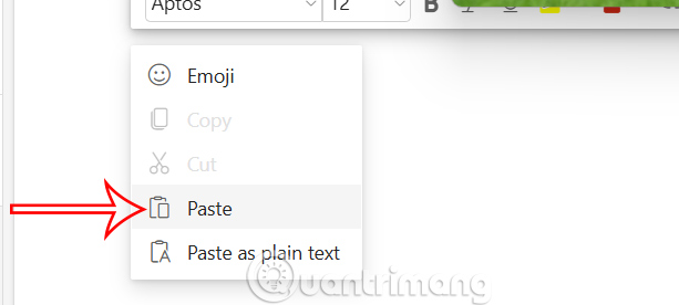 How to insert a table into an Outlook email Picture 9