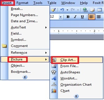 How to insert Clip Art in Word 2003, 2007 simply and quickly Picture 1