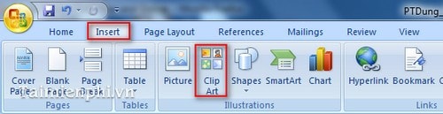 How to insert Clip Art in Word 2003, 2007 simply and quickly Picture 4