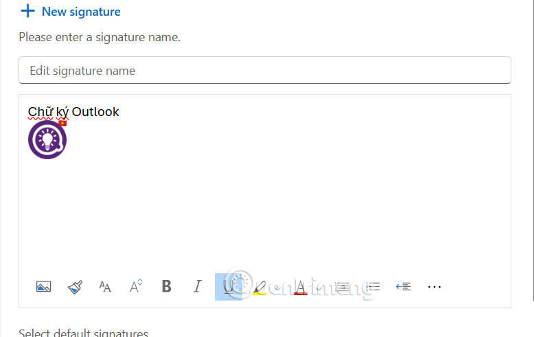 How to insert a link image in Outlook signature Picture 5