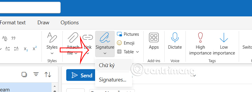 How to insert a link image in Outlook signature Picture 6