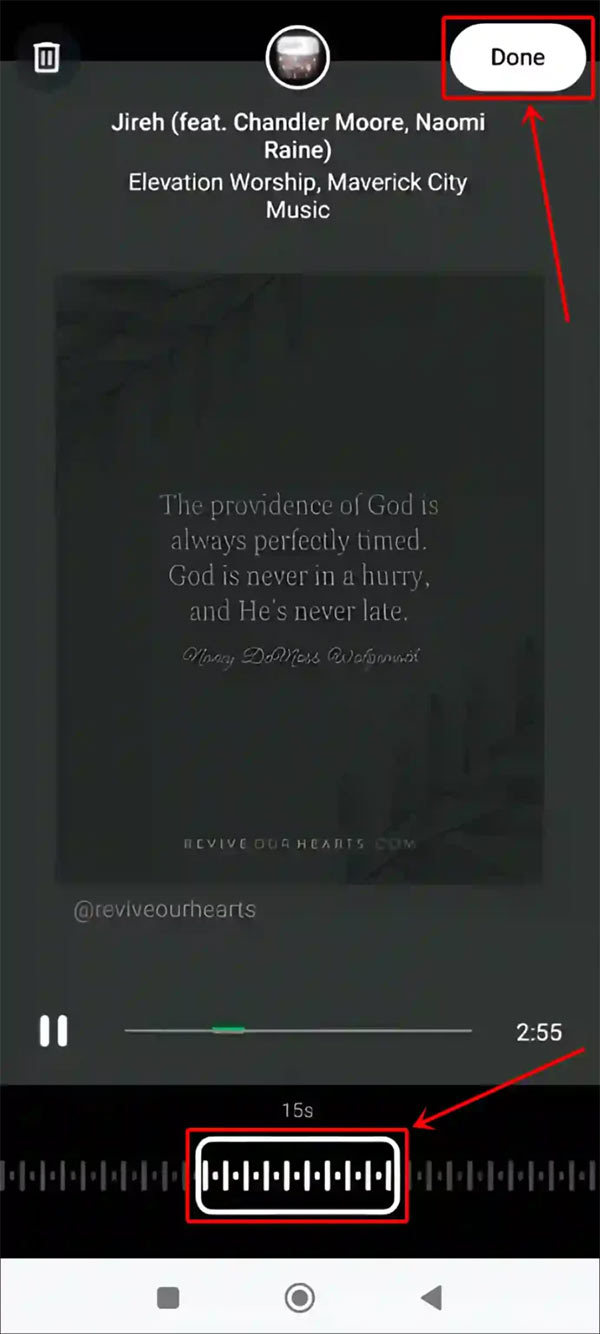 How to add music to WhatsApp status Picture 4