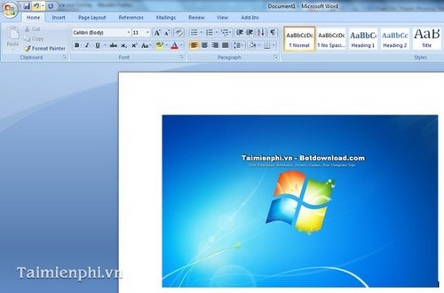 How to insert pictures into Word, edit size and format Picture 11