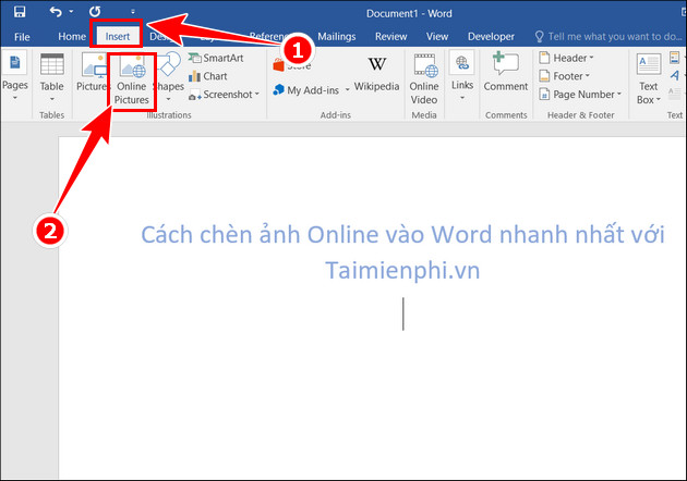 How to insert pictures into Word, edit size and format Picture 18