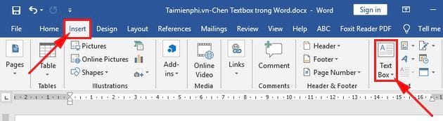 How to insert Text Box in Word simply, anyone can do it Picture 1
