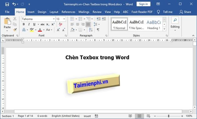 How to insert Text Box in Word simply, anyone can do it Picture 11