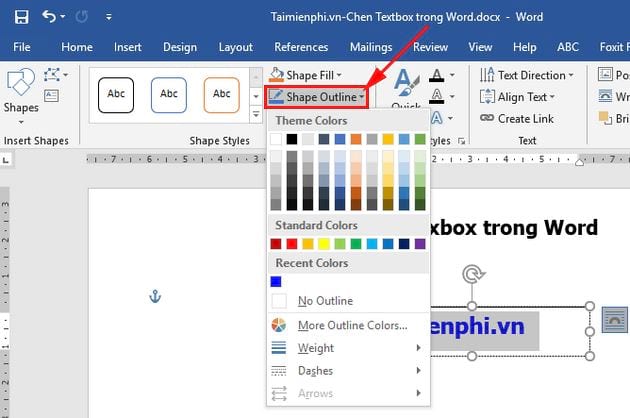 How to insert Text Box in Word simply, anyone can do it Picture 9