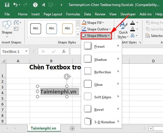 How to insert Textbox in Excel without disturbing data Picture 4