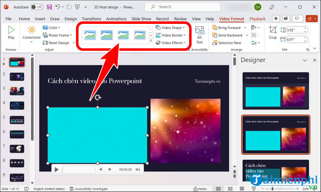 How to insert video into Powerpoint 2010 without errors, blurring, or stuttering Picture 7