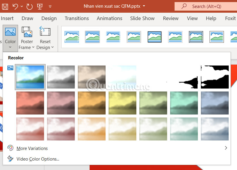 How to insert videos into PowerPoint easily and without errors Picture 11