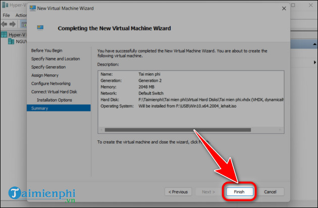 How to install a virtual machine on Windows 11 using Hyper-V Manager Picture 13