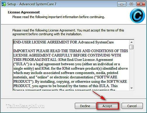 How to install Advanced SystemCare Pro, error repair software for Windows 10, 8, 7, Vista, XP Picture 3