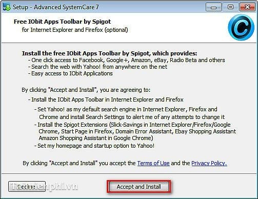 How to install Advanced SystemCare Pro, error repair software for Windows 10, 8, 7, Vista, XP Picture 4
