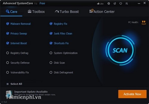 How to install Advanced SystemCare Pro, error repair software for Windows 10, 8, 7, Vista, XP Picture 9