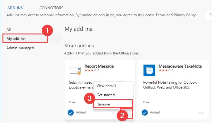 How to install and remove add-ins in Outlook Picture 5