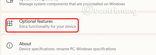 How to install and remove optional features in Windows 11 Picture 2