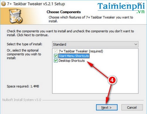 Picture 4 of How to install and set up 7+ Taskbar Tweaker on your computer.