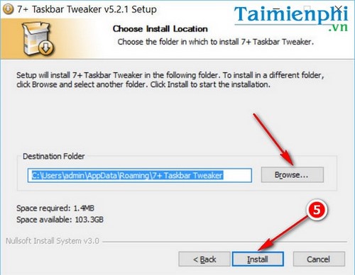 Picture 5 of How to install and set up 7+ Taskbar Tweaker on your computer.
