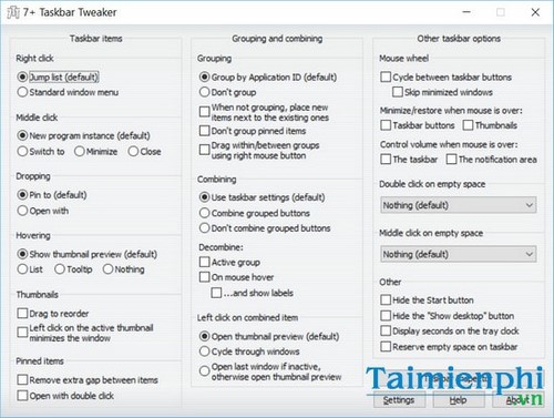 Picture 8 of How to install and set up 7+ Taskbar Tweaker on your computer.