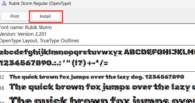 How to install and uninstall fonts on Windows 11 Picture 1