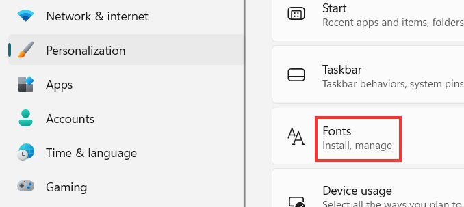 How to install and uninstall fonts on Windows 11 Picture 2