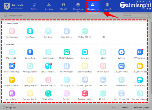 Picture 9 of How to install and use 3uTools to connect your iPhone to your computer or laptop.