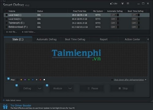 Picture 9 of How to install and use IOBit Smart Defrag to defragment your hard drive.