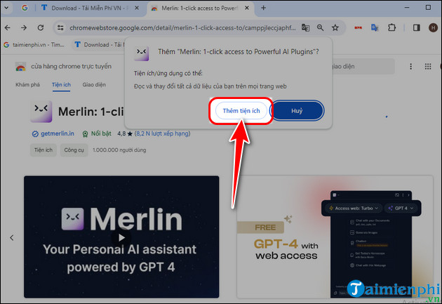 How to install and use Merlin Chatgpt Chrome on your computer Picture 2