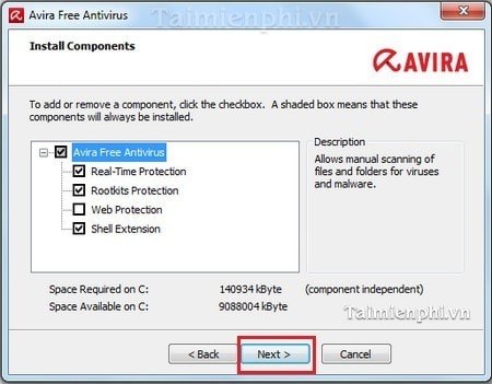 Picture 11 of How to install Avira Free Antivirus on your computer