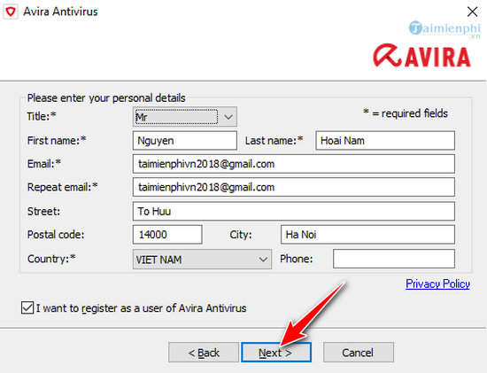 Picture 6 of How to install Avira Free Antivirus on your computer