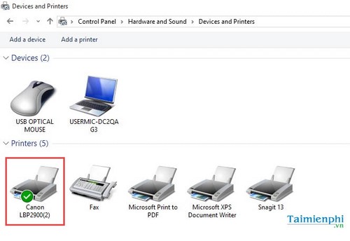 Picture 13 of How to install Canon 2900 drivers on Windows 11/10/7 computers