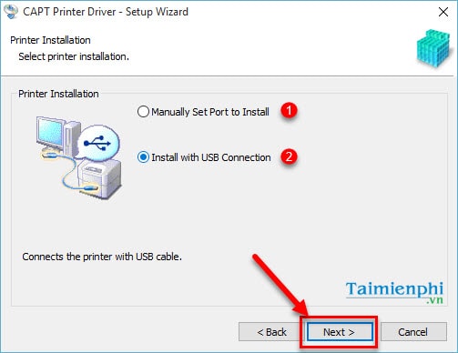 Picture 8 of How to install Canon 2900 drivers on Windows 11/10/7 computers