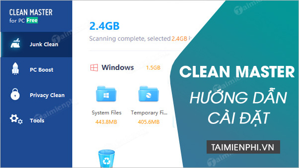 Picture 1 of How to install Clean Master, a computer system cleaning software.