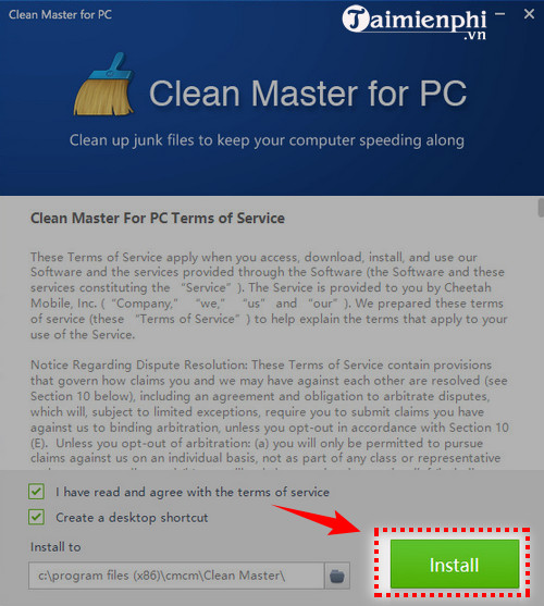 Picture 4 of How to install Clean Master, a computer system cleaning software.