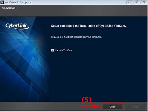 Picture 5 of How to install CyberLink Youcam on Windows