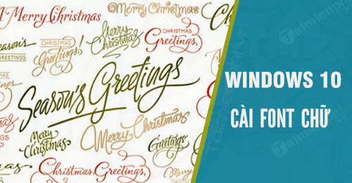 How to install fonts for Win 10, download full font set Picture 1