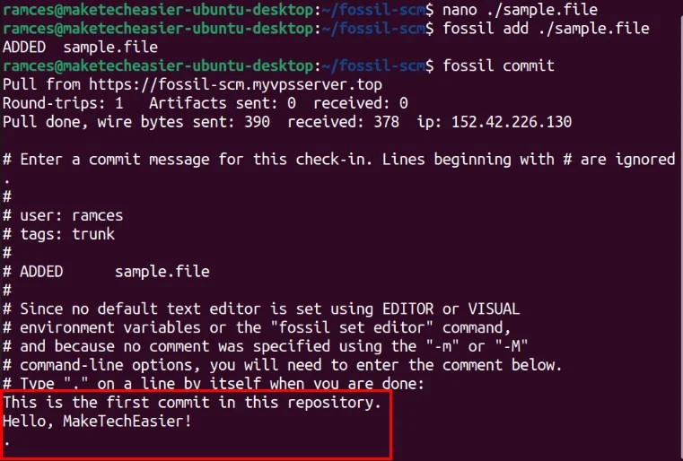 How to install Fossil version control system in Linux Picture 9