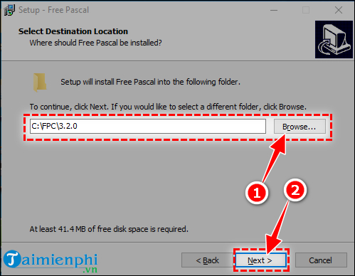 Picture 5 of How to install Free Pascal, software that helps you learn Pascal programming.